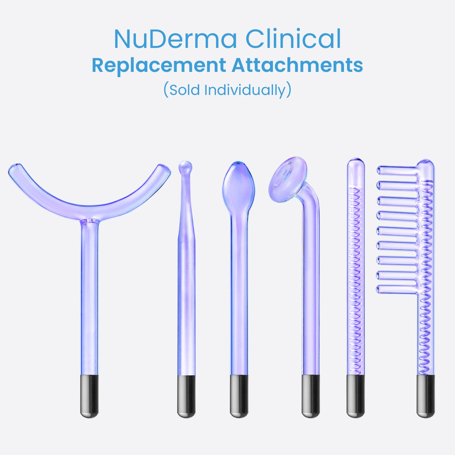 Replacement NuDerma Clinical Glass Attachments – Pure Daily Care