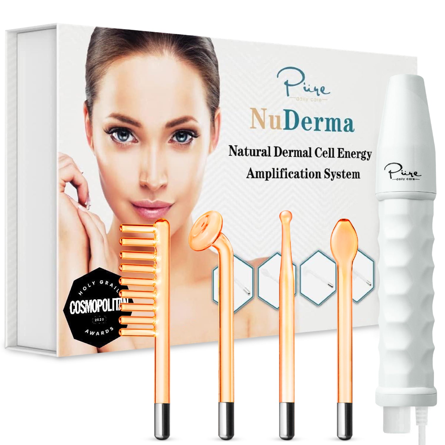 NuDerma Standard High Frequency Wand Pure Daily Care