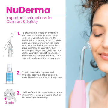 NuDerma High Frequency Wand - TikTok Exclusive – Pure Daily Care