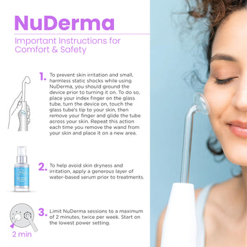 NuDerma Professional High Frequency Wand – Pure Daily Care