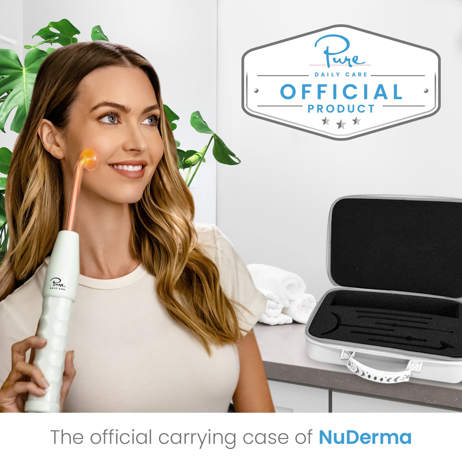 NuDerma Travel Case for High Frequency Wands | Pure Daily Care