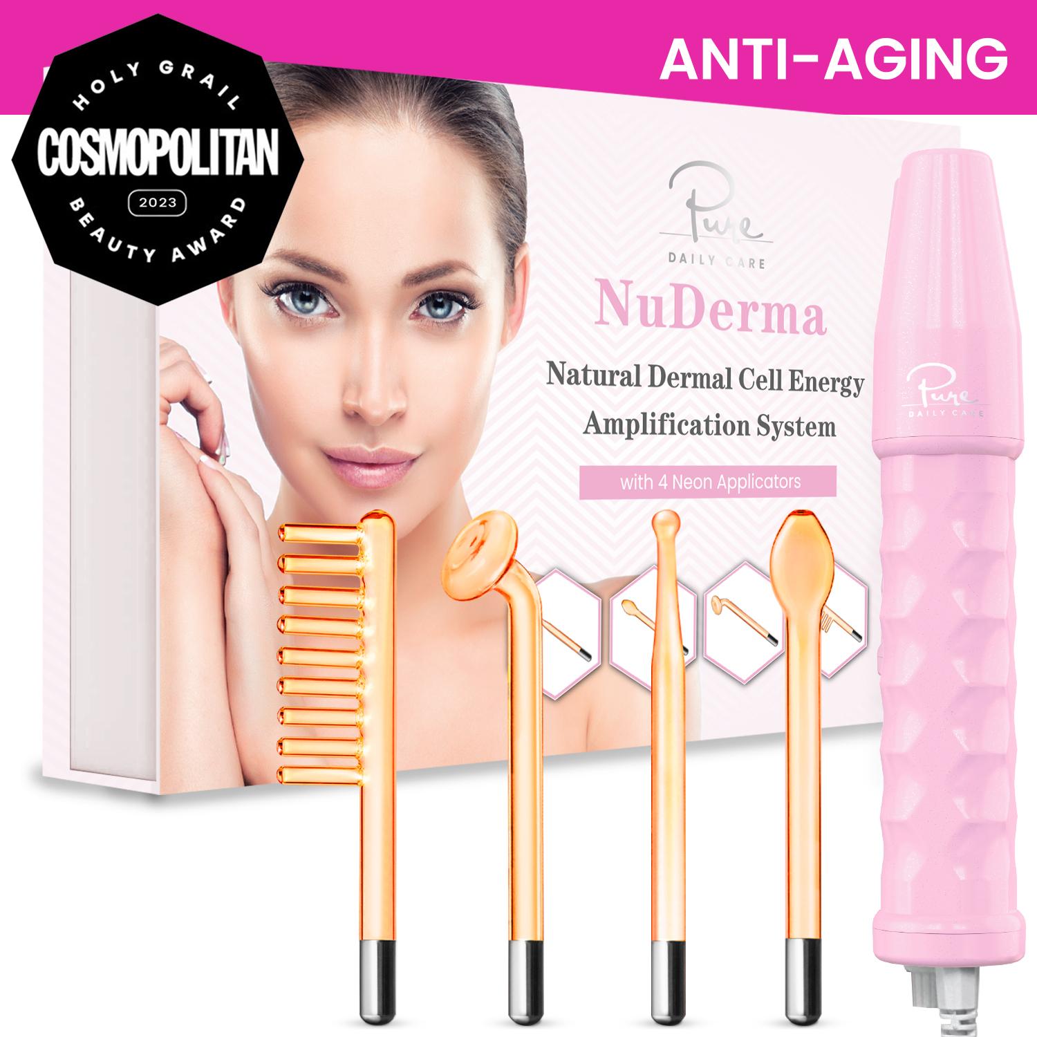 NuDerma High Frequency Wand TikTok Exclusive Pure Daily Care