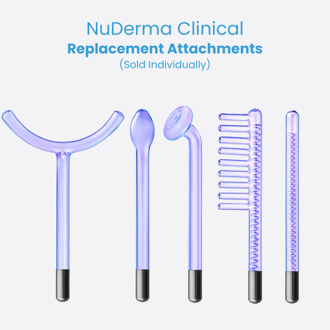 Replacement NuDerma Clinical Glass Attachments